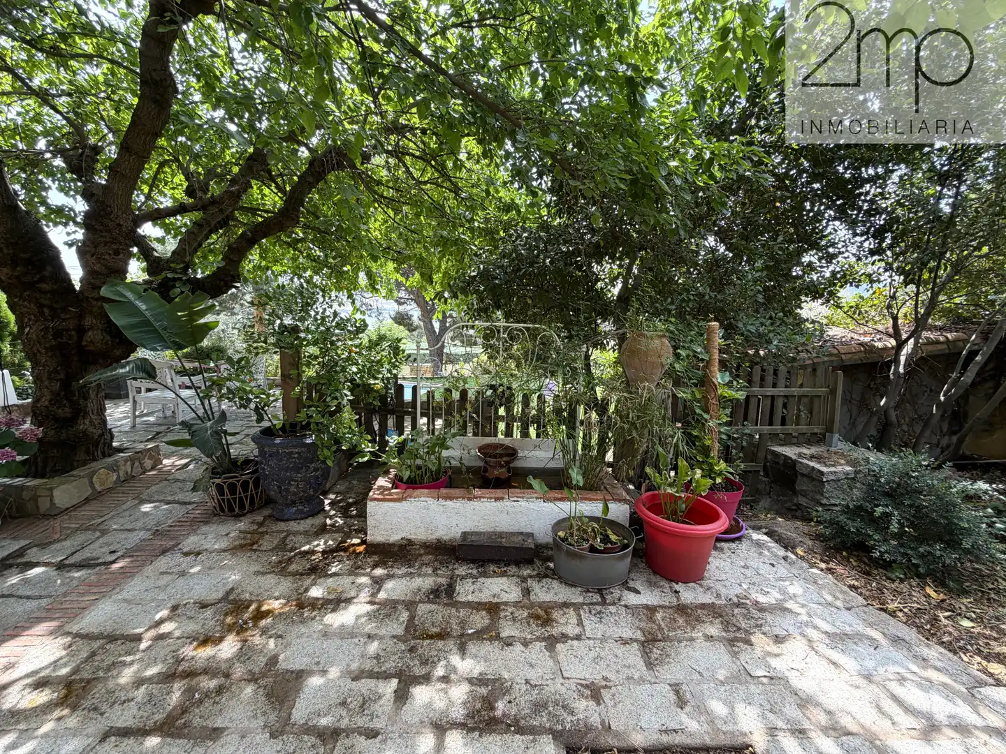 Garten von Haus oder Chalet zur Miete in Manzanares El Real mit Heizung, Privatgarten und Parkett