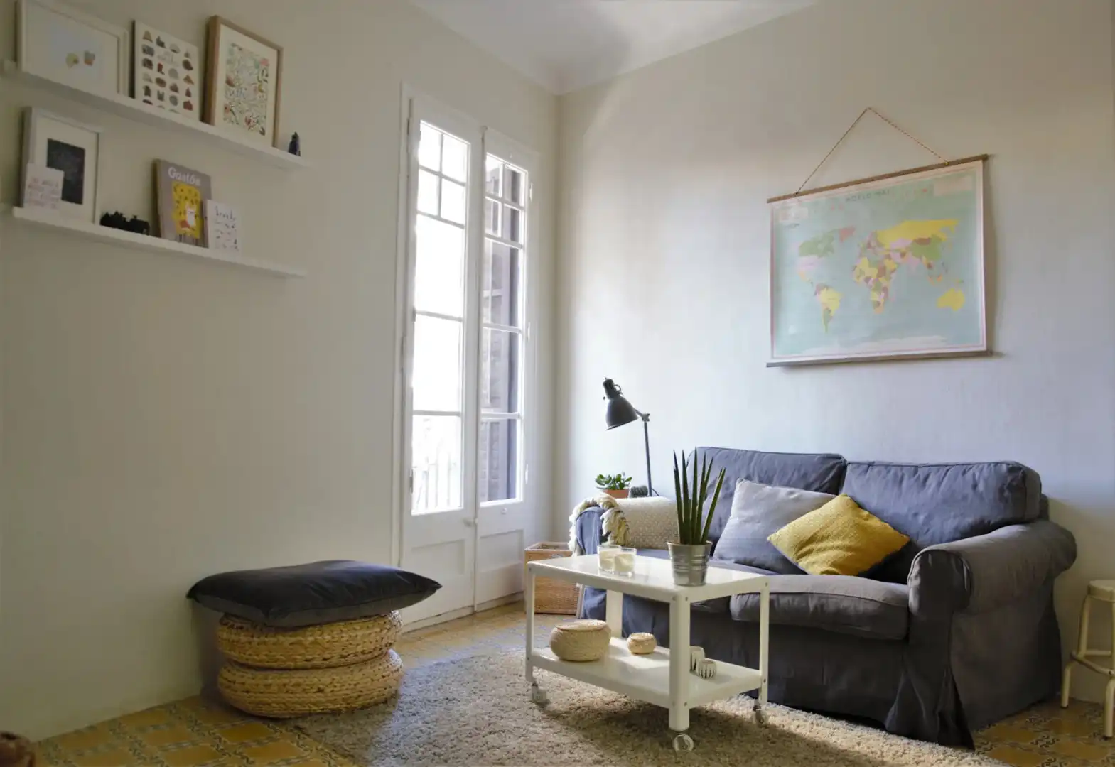 Living room of Flat for rent in Gràcia