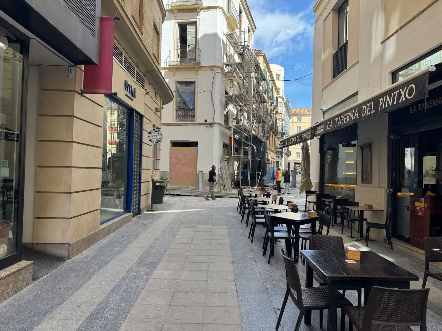 Vista exterior de Local de alquiler en Málaga