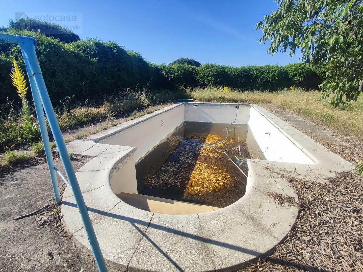 Piscina de Casa o xalet en venda en Traspinedo amb Calefacció, Jardí privat i Piscina