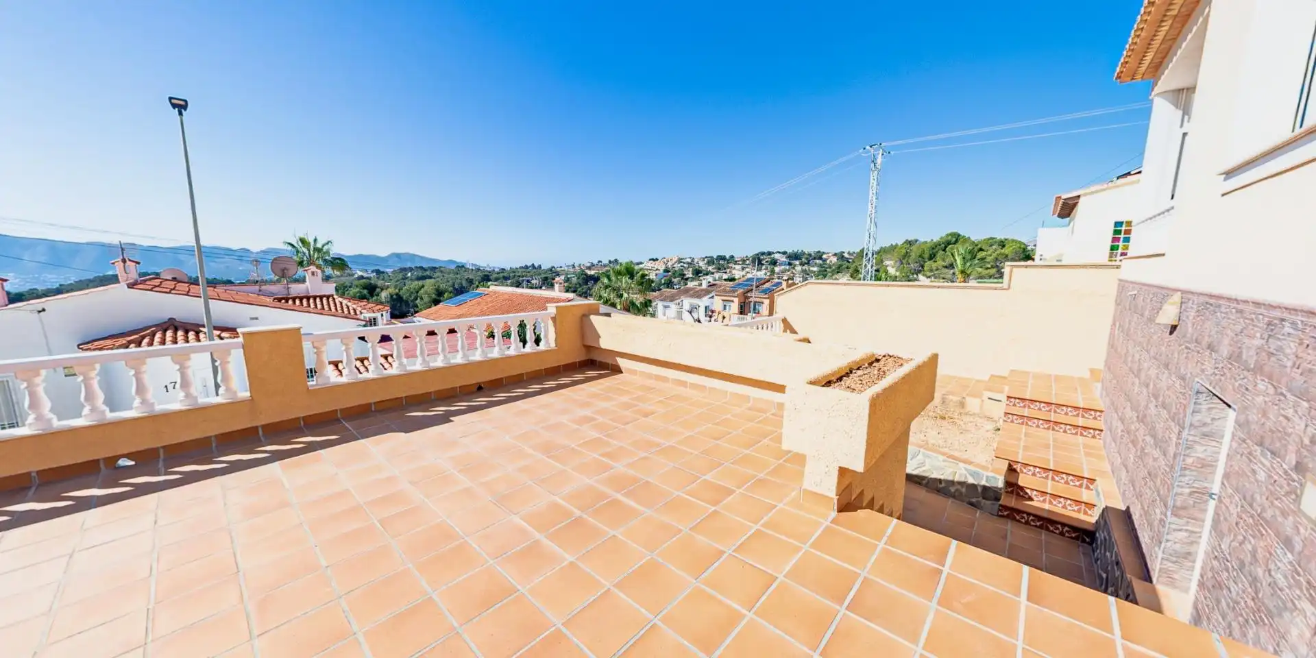 Terrace of Houses for sale in L'Alfàs del Pi  with Private garden, Storage room and Swimming Pool