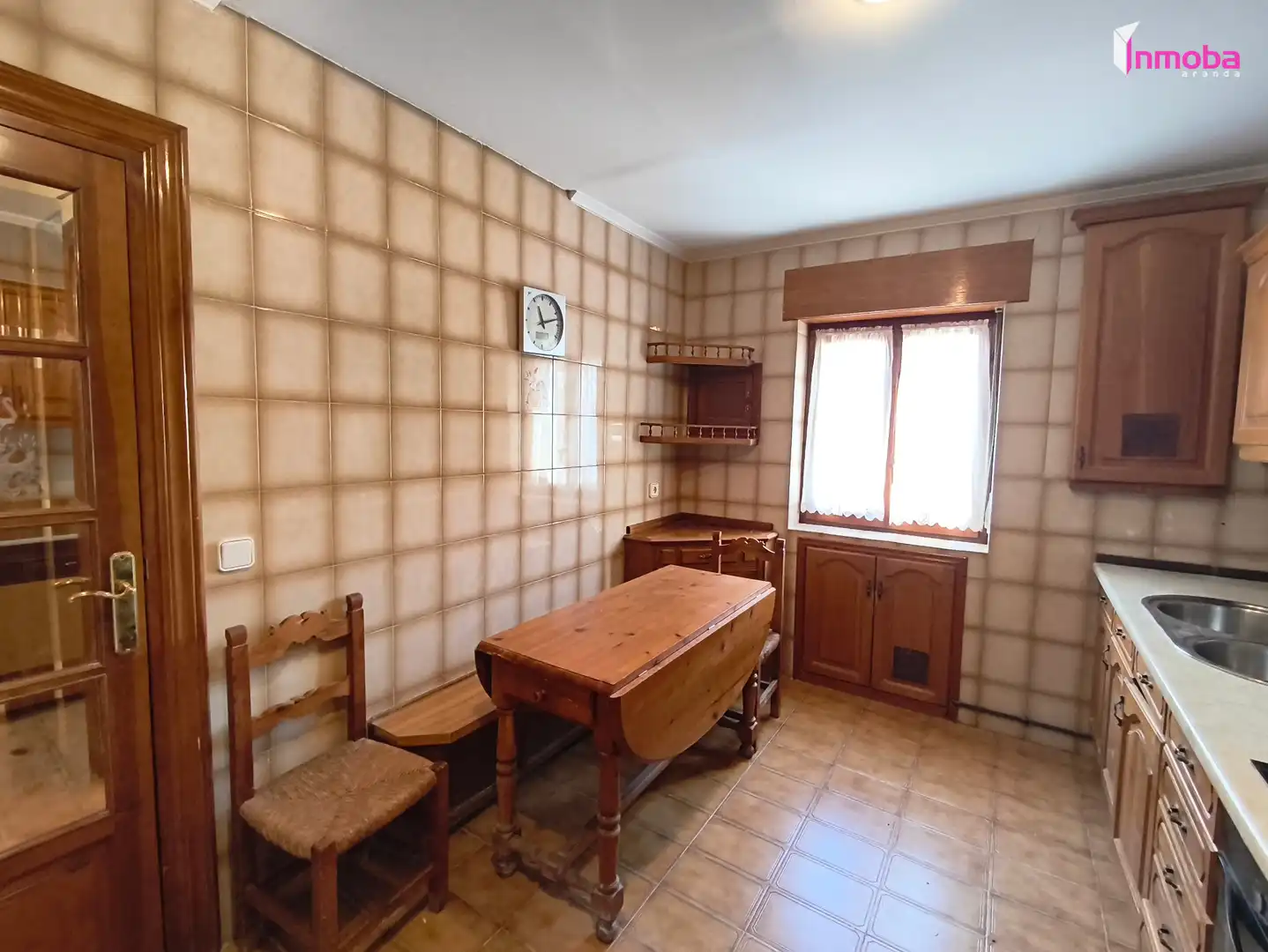 Küche von Wohnung zum Verkauf in Aranda de Duero mit Heizung, Parkett und Balkon