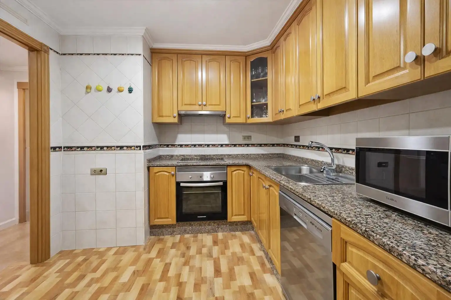 Cocina de Apartamento en venta en Santa Pola con Aire acondicionado y Amueblado