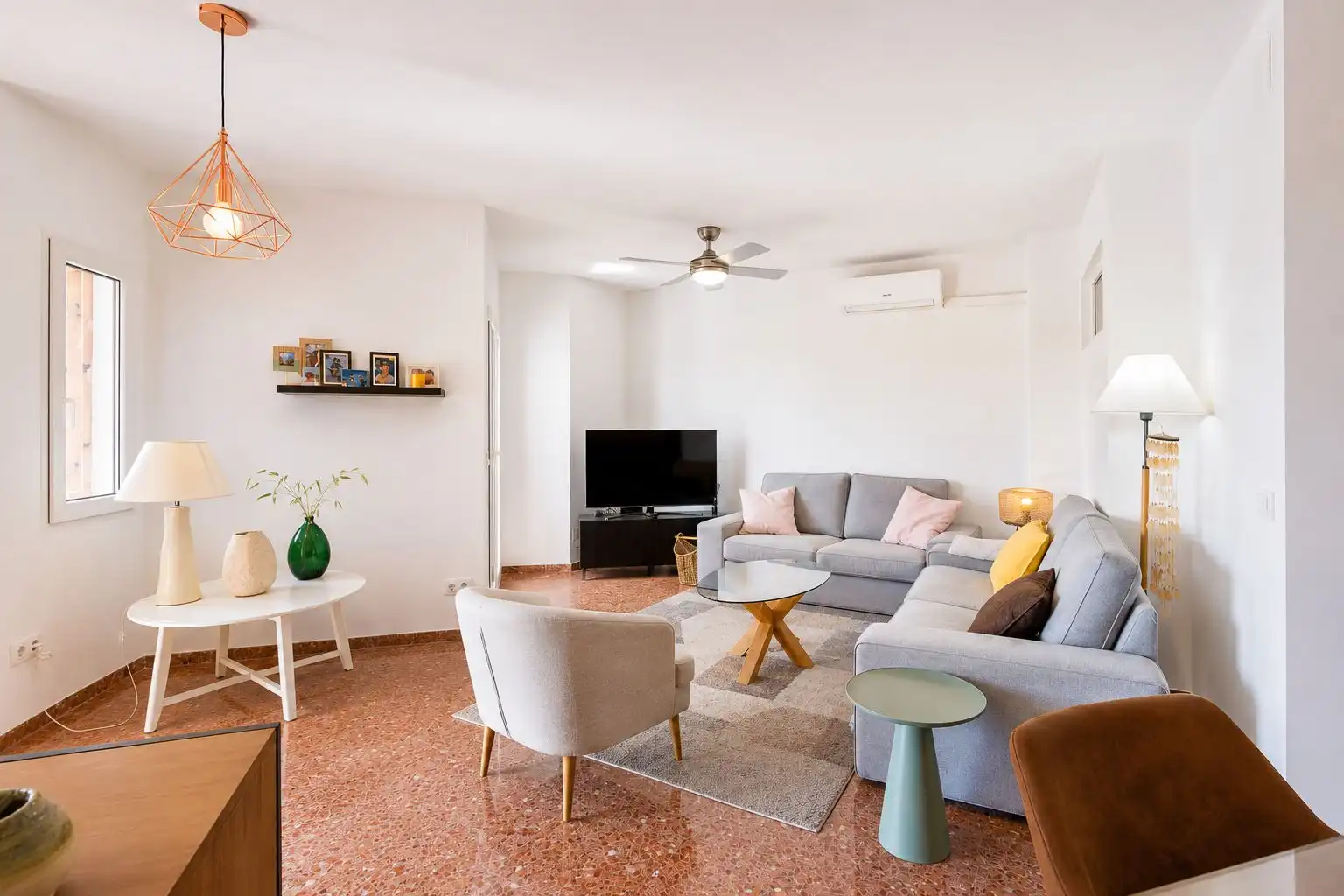 Living room of Apartments for sale in Jávea / Xàbia  with Air Conditioner, Furnished and Balcony