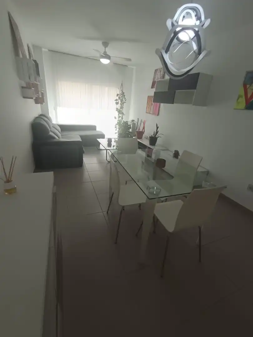 Sala de estar de Piso de alquiler en Burriana / Borriana con Aire acondicionado, Calefacción y Amueblado