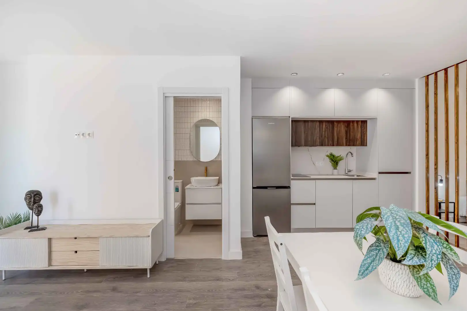 Cocina de Apartamento en venta en Málaga con Aire acondicionado, Calefacción y Terraza