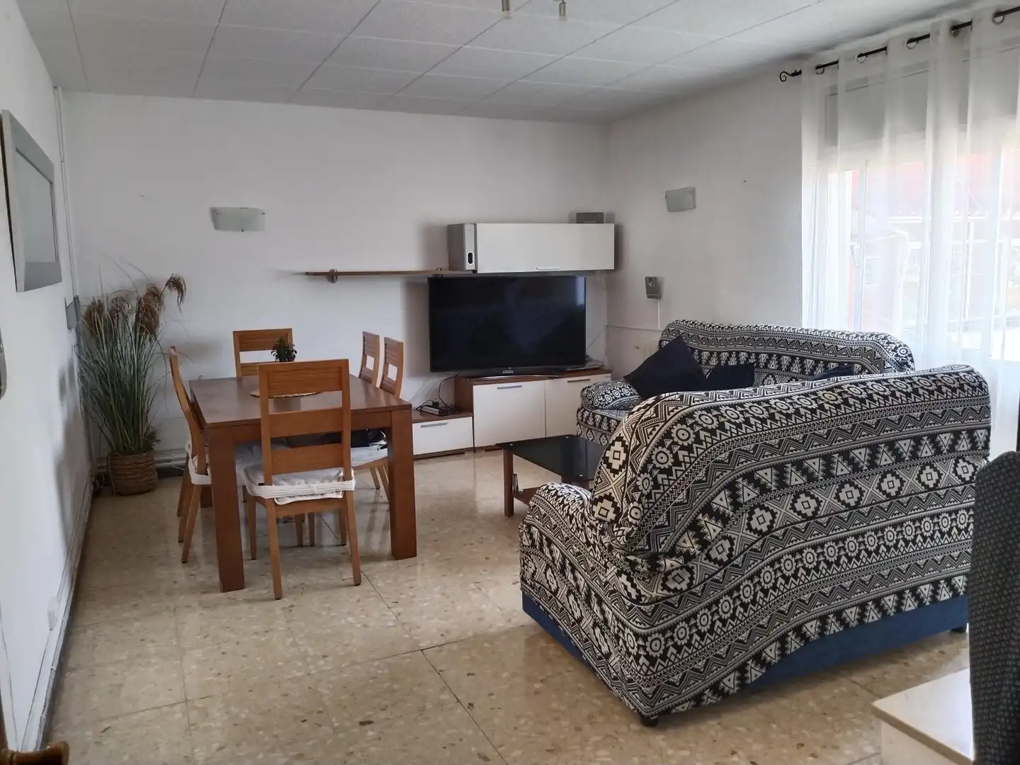 Sala de estar de Piso en venta en Barcelona con Calefacción y Balcón