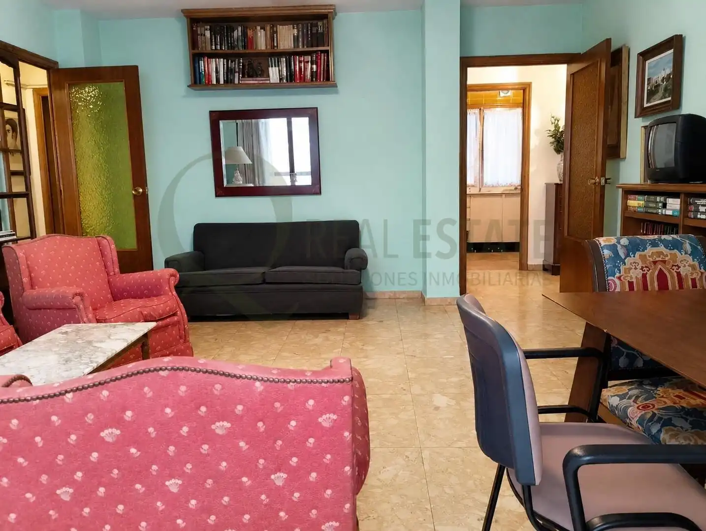 Sala de estar de Piso en venta en Alicante / Alacant con Aire acondicionado y Balcón