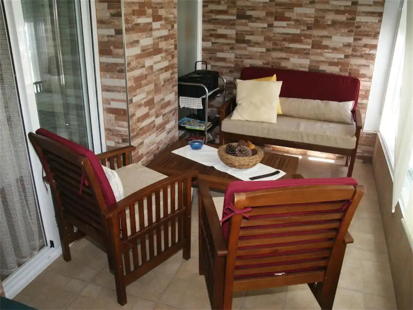 Terrasse von Wohnungen zur Miete in Playa de San Juan - El Cabo de las Huertas