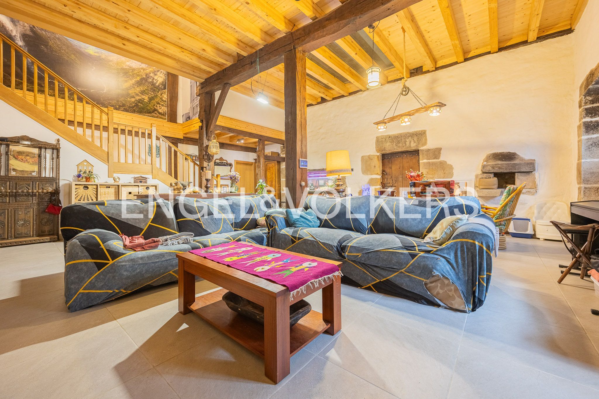 Sala d'estar de Casa o xalet en venda en Elorrio amb Calefacció i Jardí privat