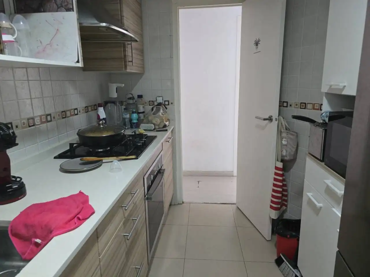 Küche von Wohnung zum Verkauf in Terrassa mit Klimaanlage, Heizung und Parkett