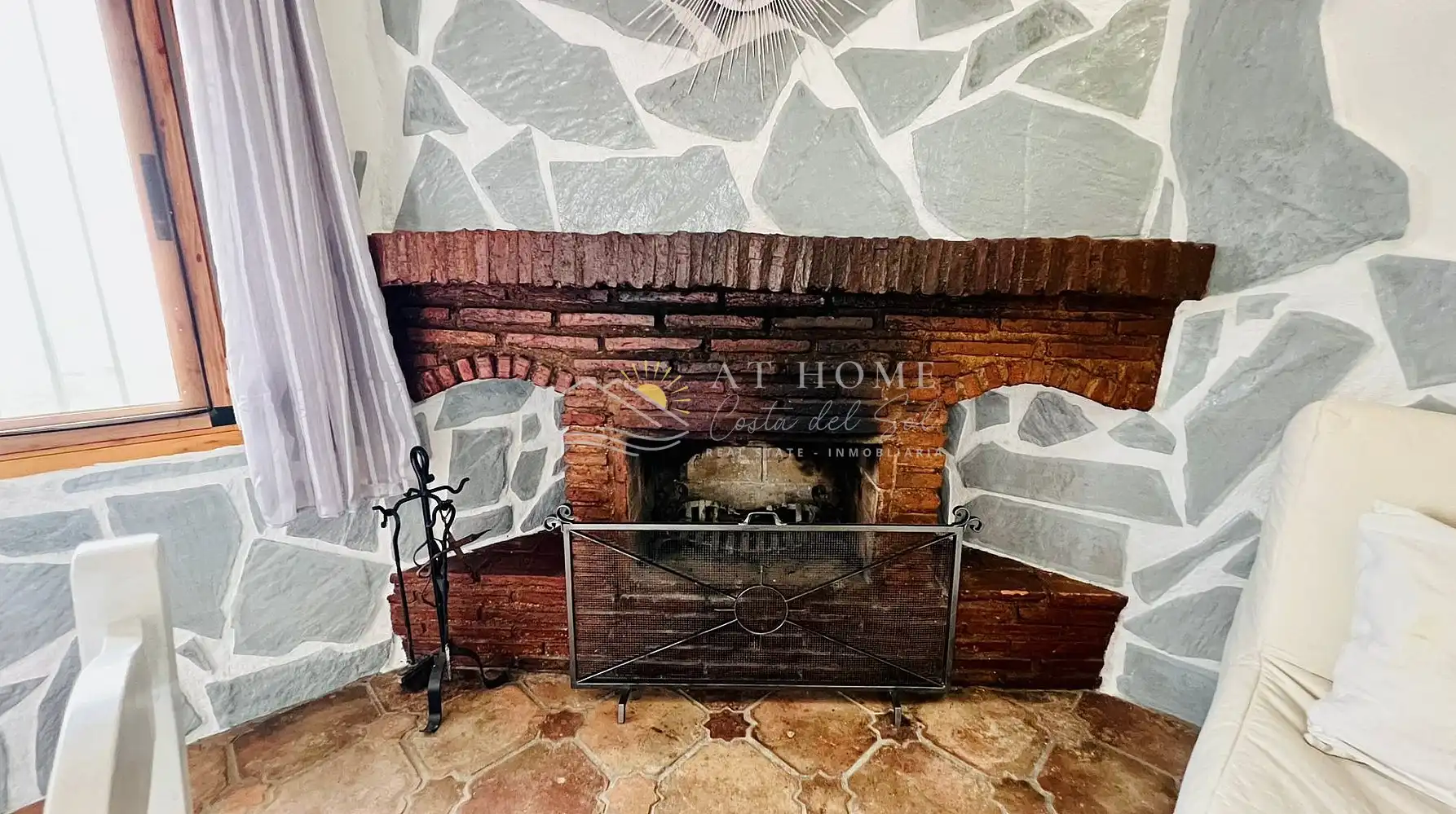 Wohnzimmer von Country house zur Miete in Frigiliana mit Schwimmbad und Haustiere erlaubt