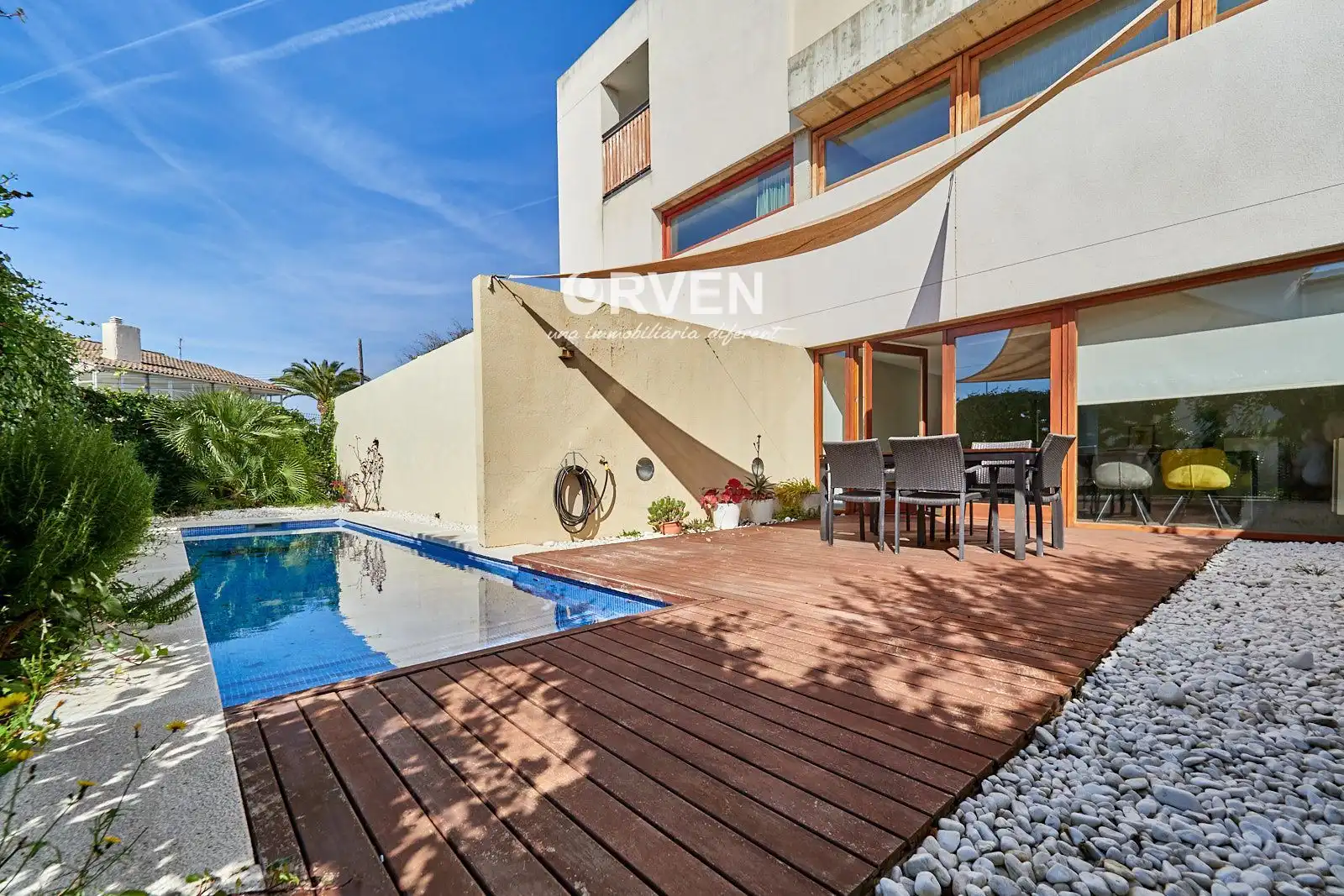 Garden of Detached homes for sale in Torredembarra  with Heating and Swimming Pool