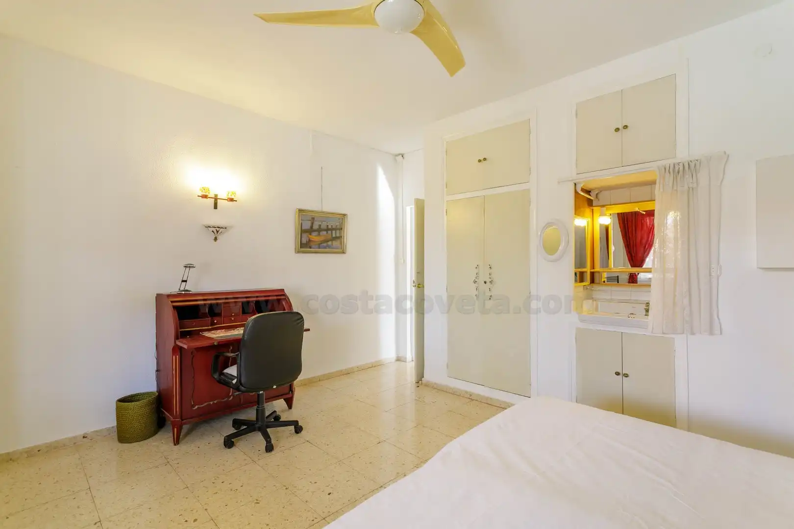 Schlafzimmer von Haus oder Chalet zum Verkauf in El Campello mit Klimaanlage, Privatgarten und Terrasse