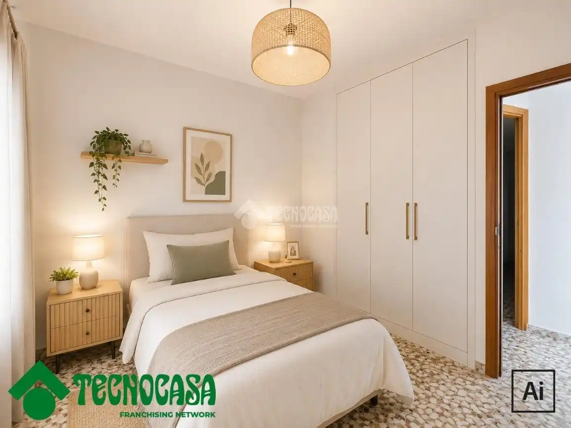 Habitación de Casa adosada en venta en Los Navalucillos con Jardín privado
