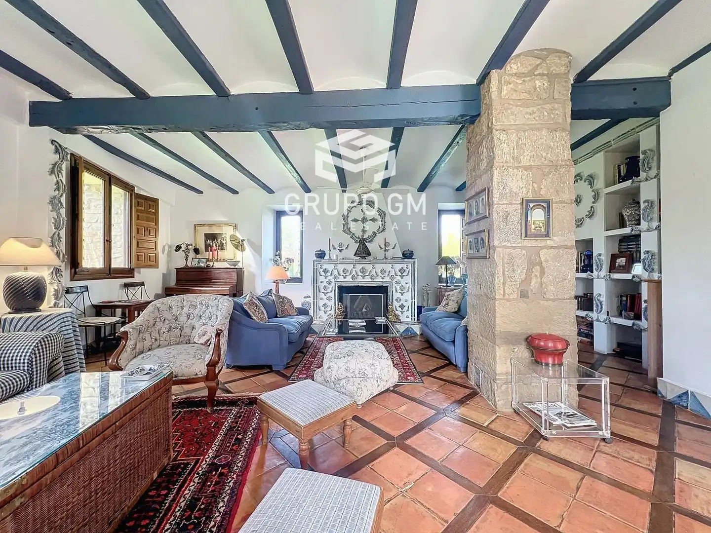 Living room of Houses for sale in  Logroño  with Terrace, Storage room and Swimming Pool