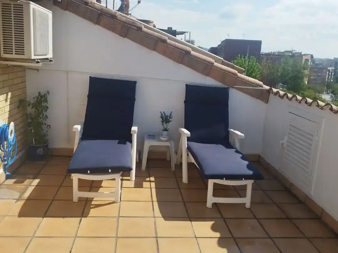 Terrassa de Casa adosada en venda en Sant Vicenç Dels Horts amb Aire condicionat i Balcó