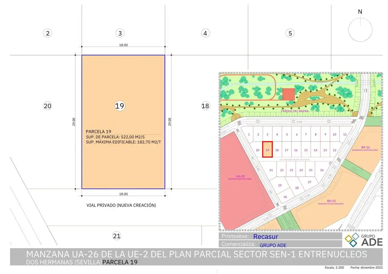 Residencial en venta en Dos Hermanas