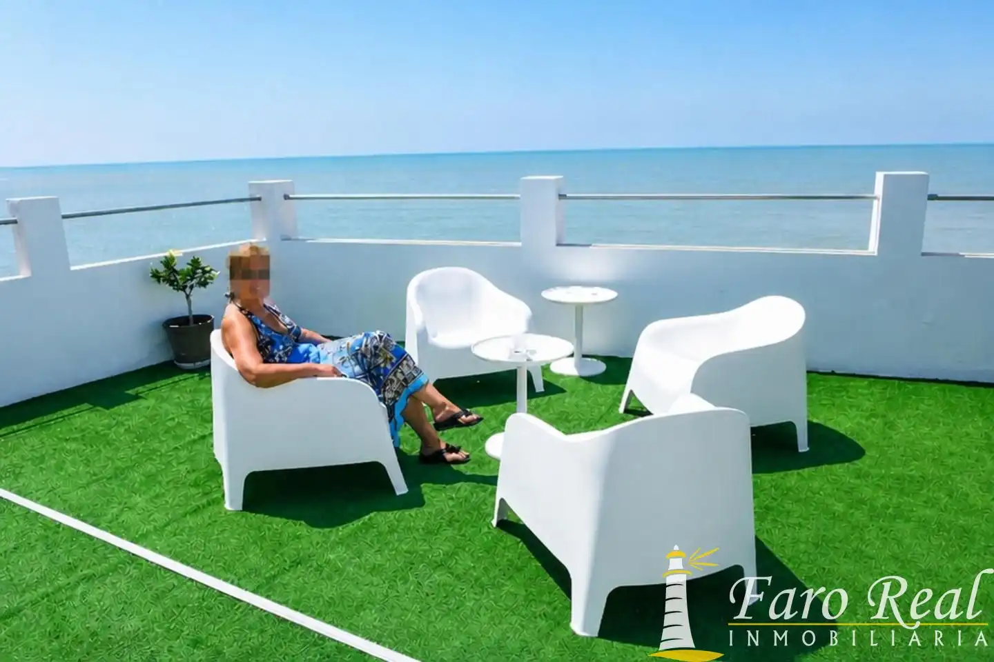 Terraza de Casa o chalet en venta en Chipiona con Aire acondicionado, Calefacción y Jardín privado