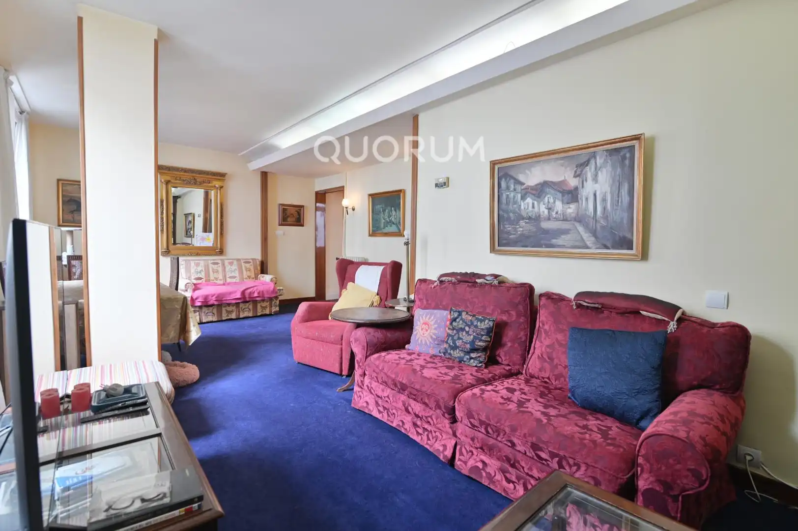 Wohnzimmer von Wohnung zum Verkauf in Bilbao  mit Heizung, Terrasse und Balkon