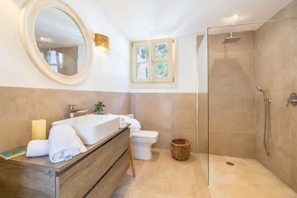 Baño de Casa o chalet en venta en Capdepera con Aire acondicionado, Jardín privado y Terraza