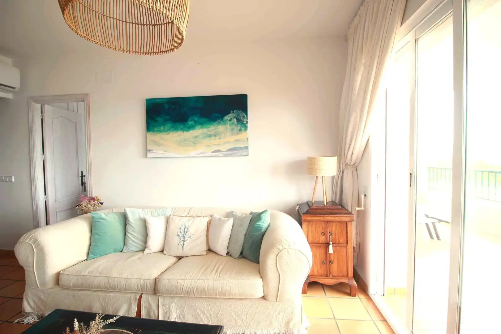 Sala de estar de Ático en venta en Altea con Aire acondicionado, Calefacción y Terraza