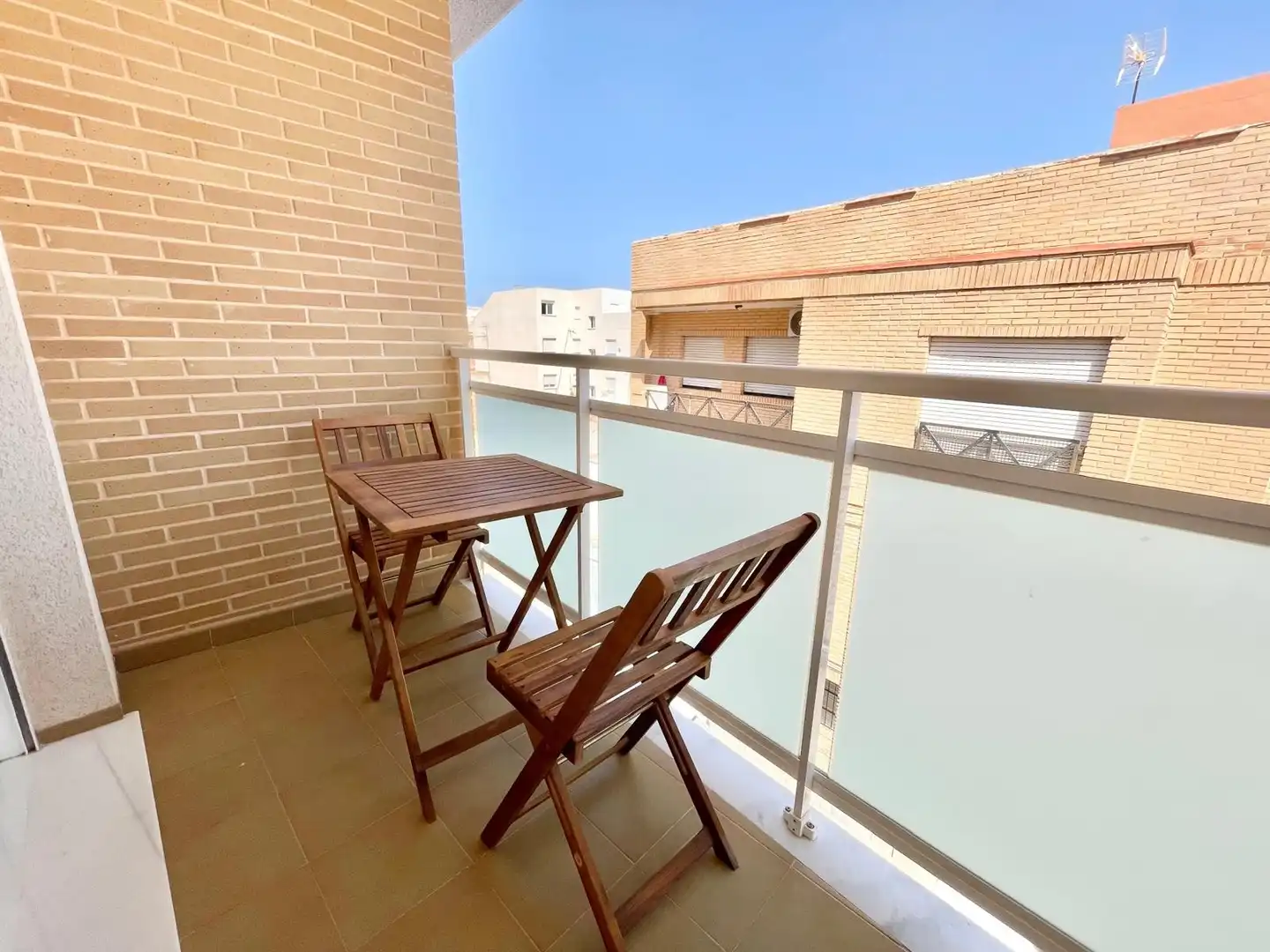 Terrassa de Apartament de lloguer en Los Alcázares amb Aire condicionat, Traster i Moblat