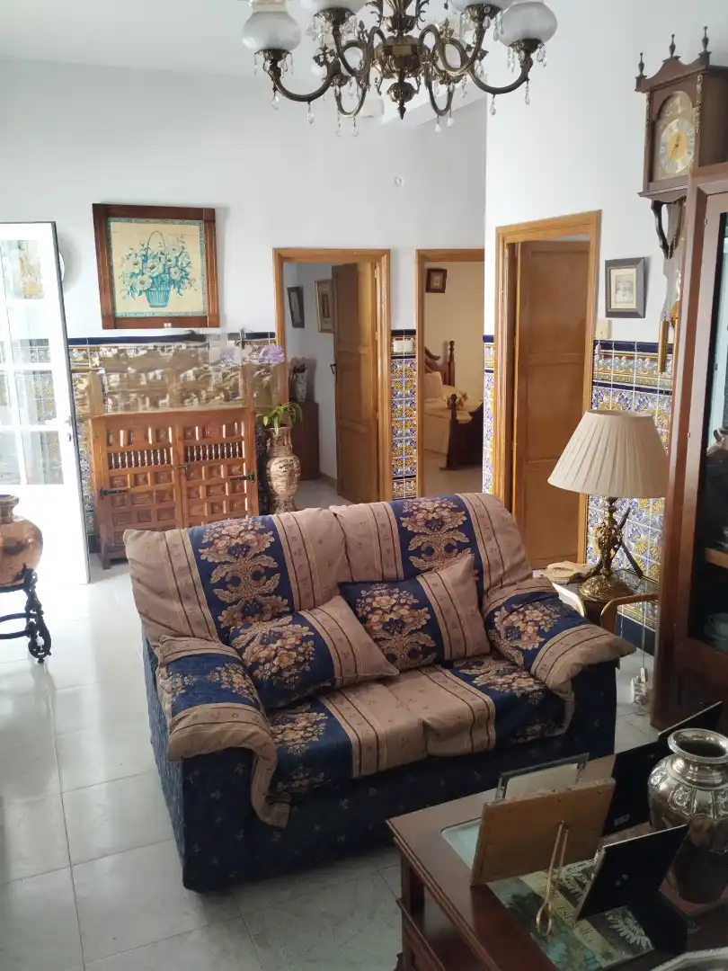 Sala d'estar de Casa o xalet en venda en Los Santos de Maimona amb Traster i Moblat
