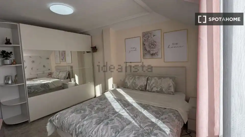 Habitación de Apartamento para compartir en Meruelo con Aire acondicionado, Calefacción y Terraza