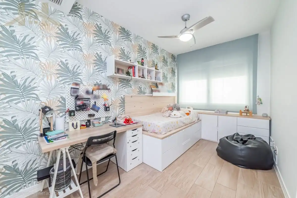 Habitación de Casa adosada en venta en Rivas-Vaciamadrid con Aire acondicionado, Calefacción y Jardín privado
