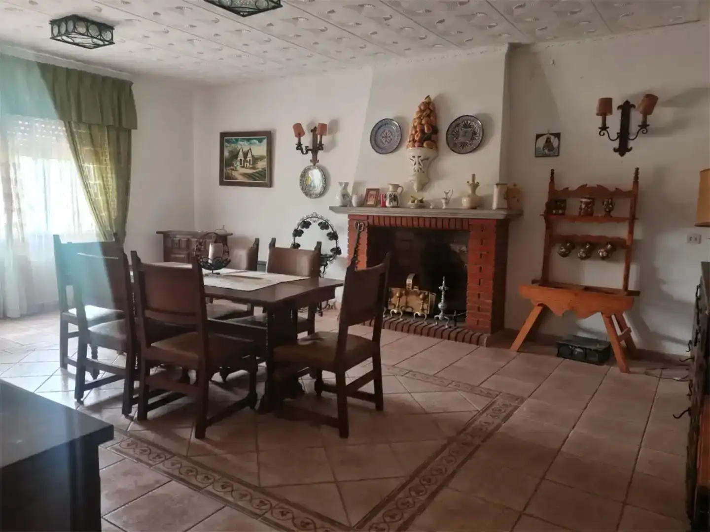 Comedor de Casa o chalet en venta en Villagarcía del Llano con Jardín privado y Trastero