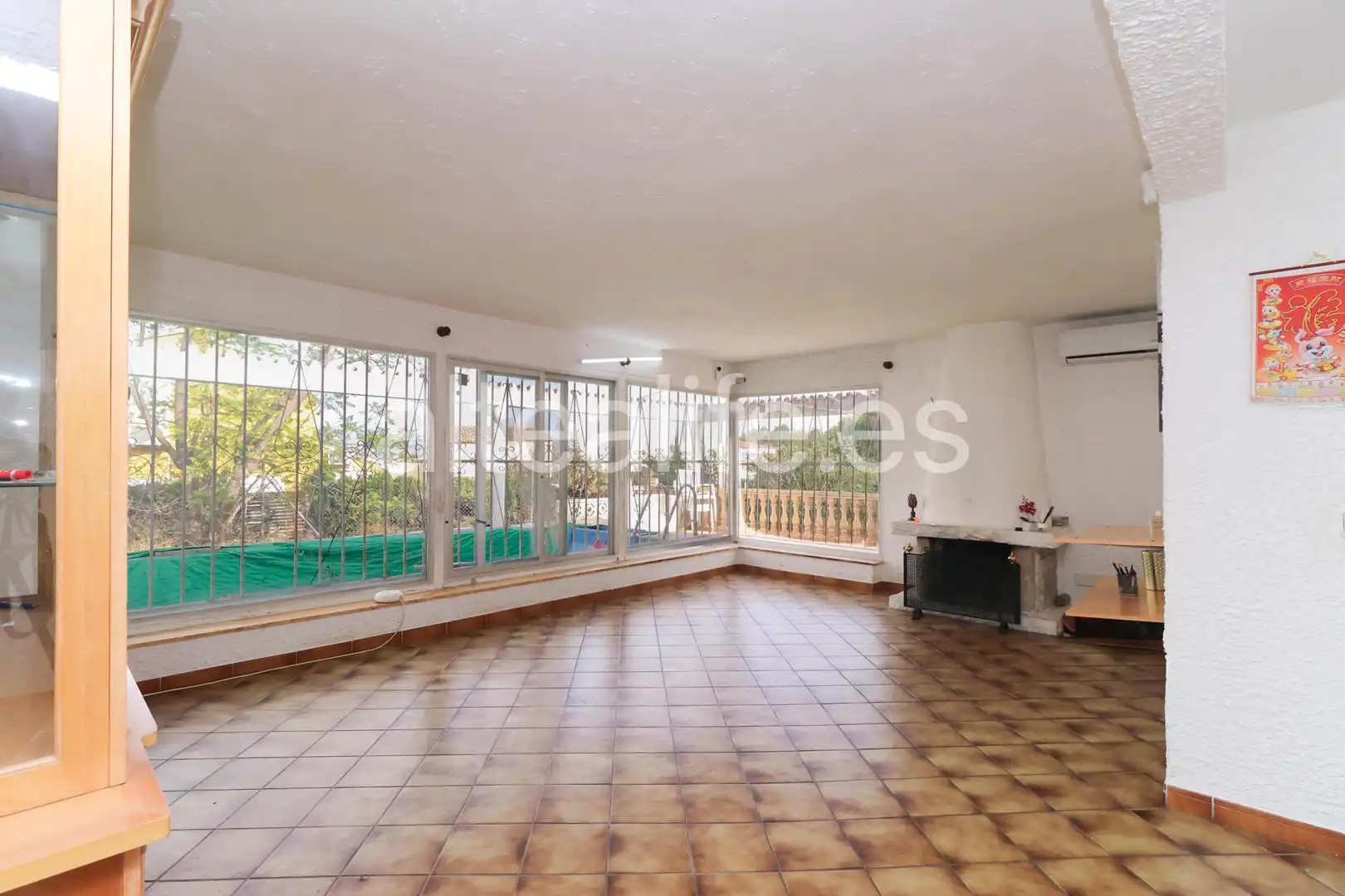 Sala de estar de Casa o chalet en venta en La Nucia con Aire acondicionado, Jardín privado y Terraza