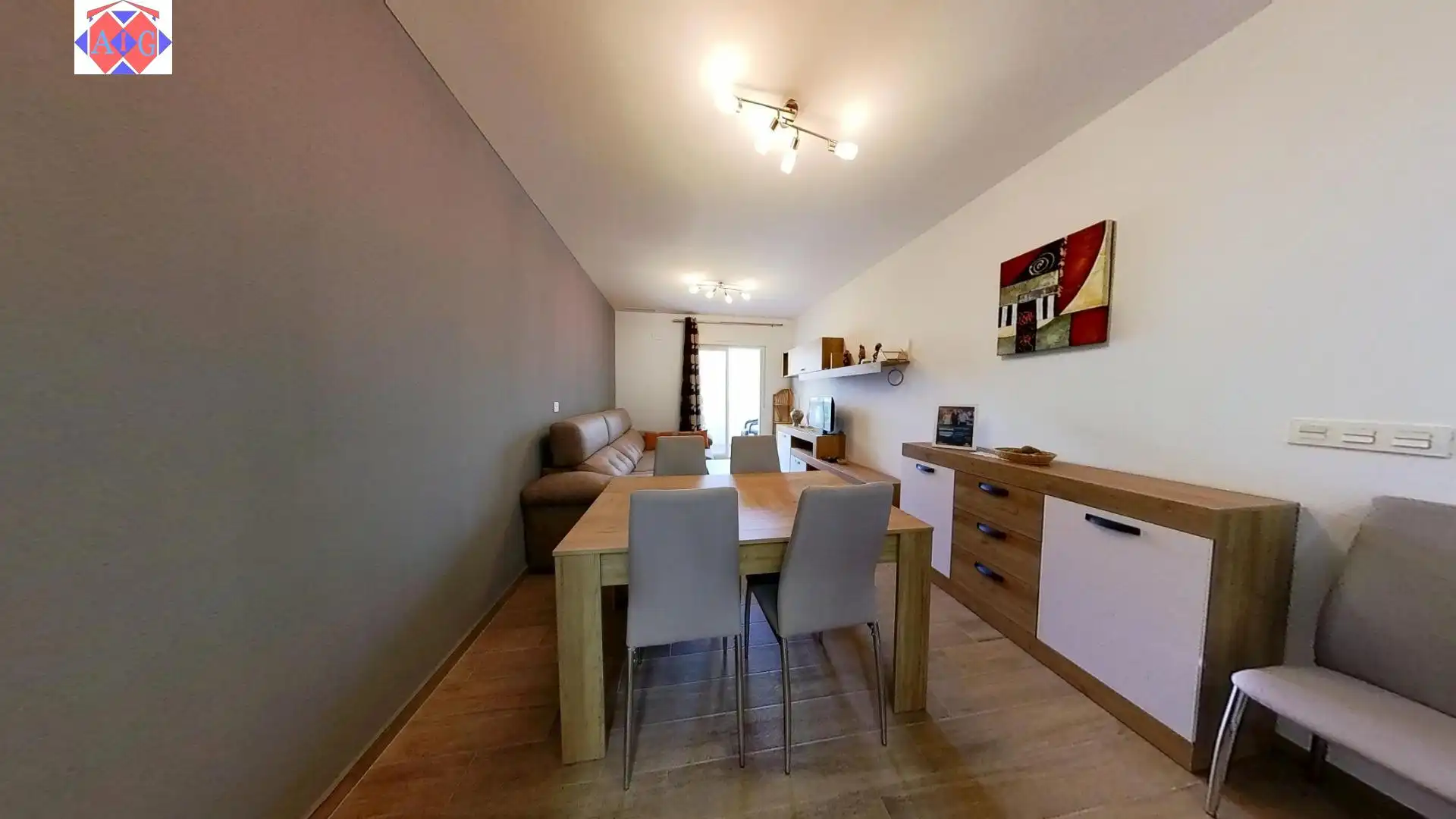 Sala de estar de Piso en venta en Gualchos con Aire acondicionado, Calefacción y Terraza