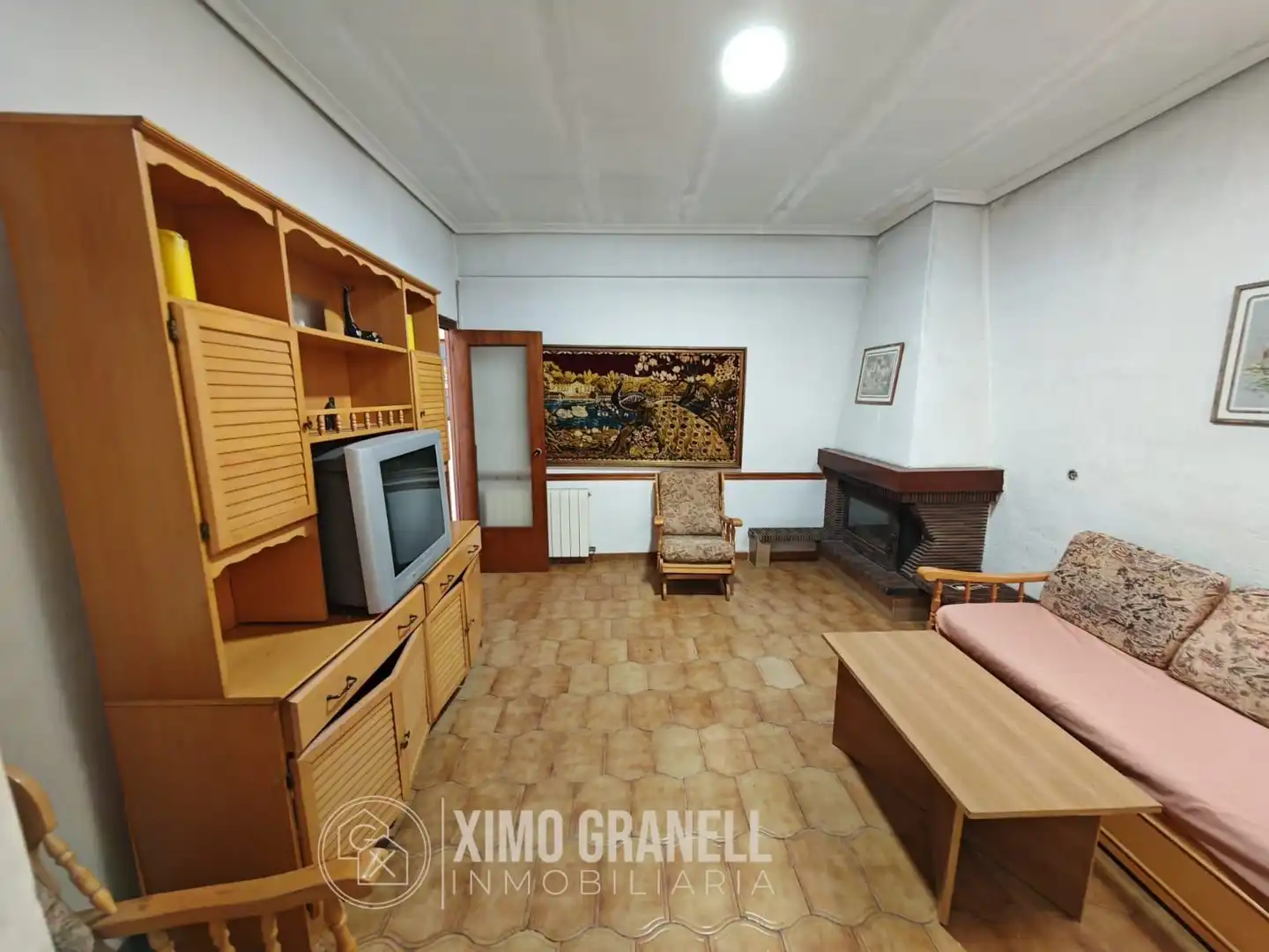 Sala d'estar de Casa o xalet en venda en Castellón de la Plana / Castelló de la Plana amb Aire condicionat, Calefacció i Terrassa