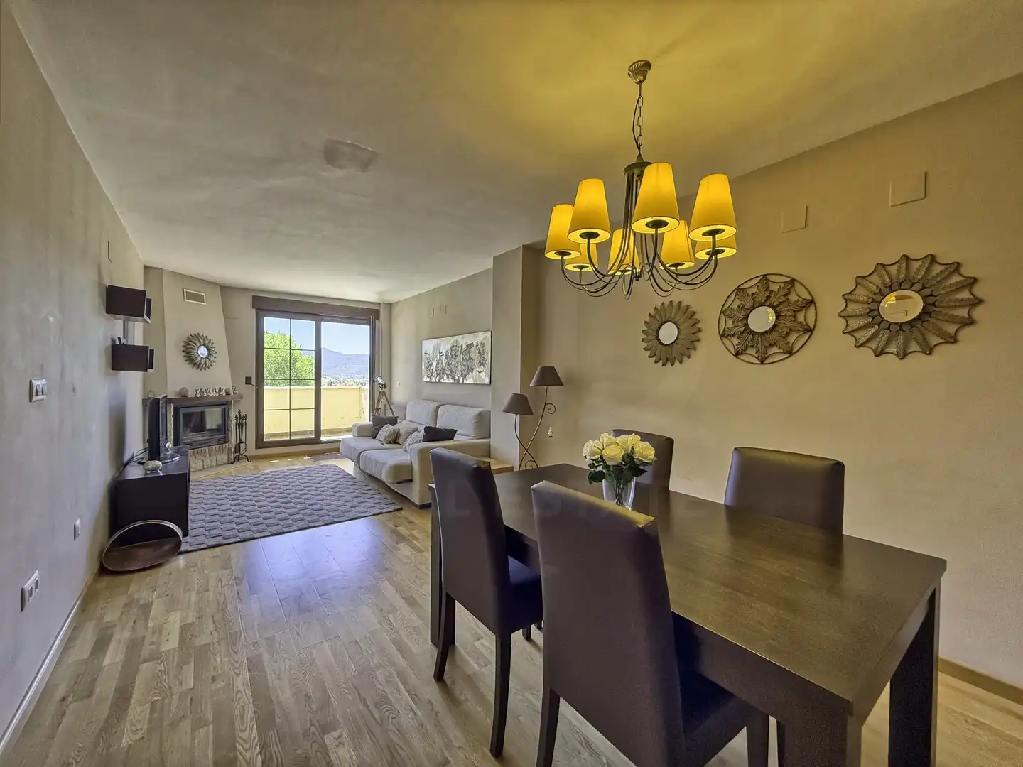 Comedor de Ático en venta en Alcalá de la Selva con Calefacción y Terraza