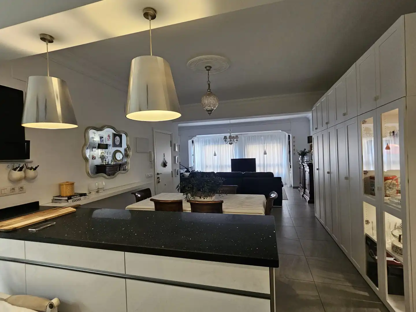 Living room of Flat for sale in Vila-real  with Air Conditioner, Heating and Furnished