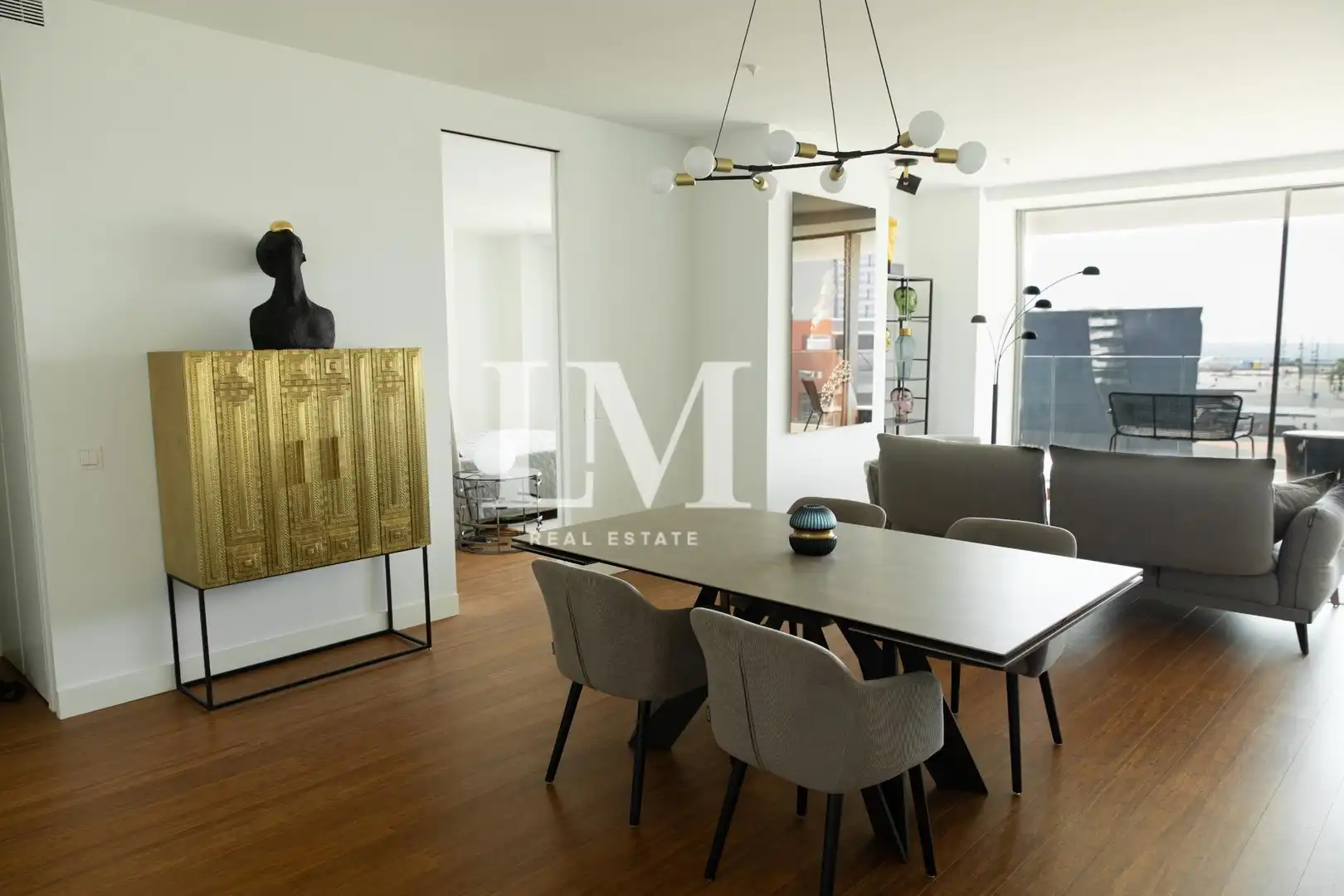 Dining room of Apartments for rent in Barcelona  with Air Conditioner, Private garden and Terrace