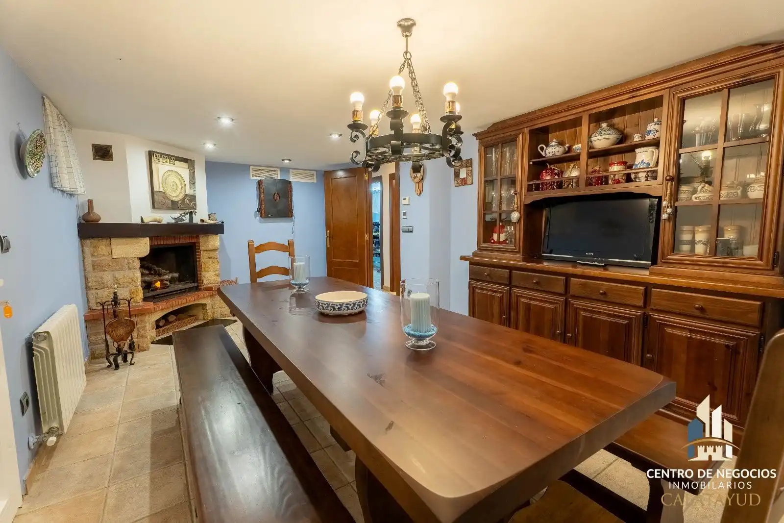 Menjador de Casa o xalet en venda en Calatayud amb Aire condicionat, Calefacció i Parquet