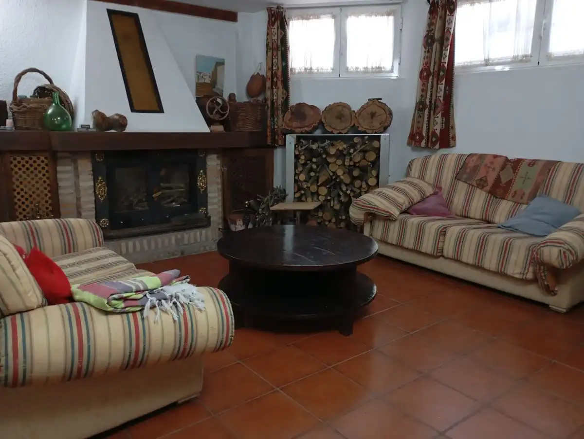 Wohnzimmer von Haus oder Chalet zum Verkauf in Valdepeñas mit Klimaanlage, Heizung und Terrasse
