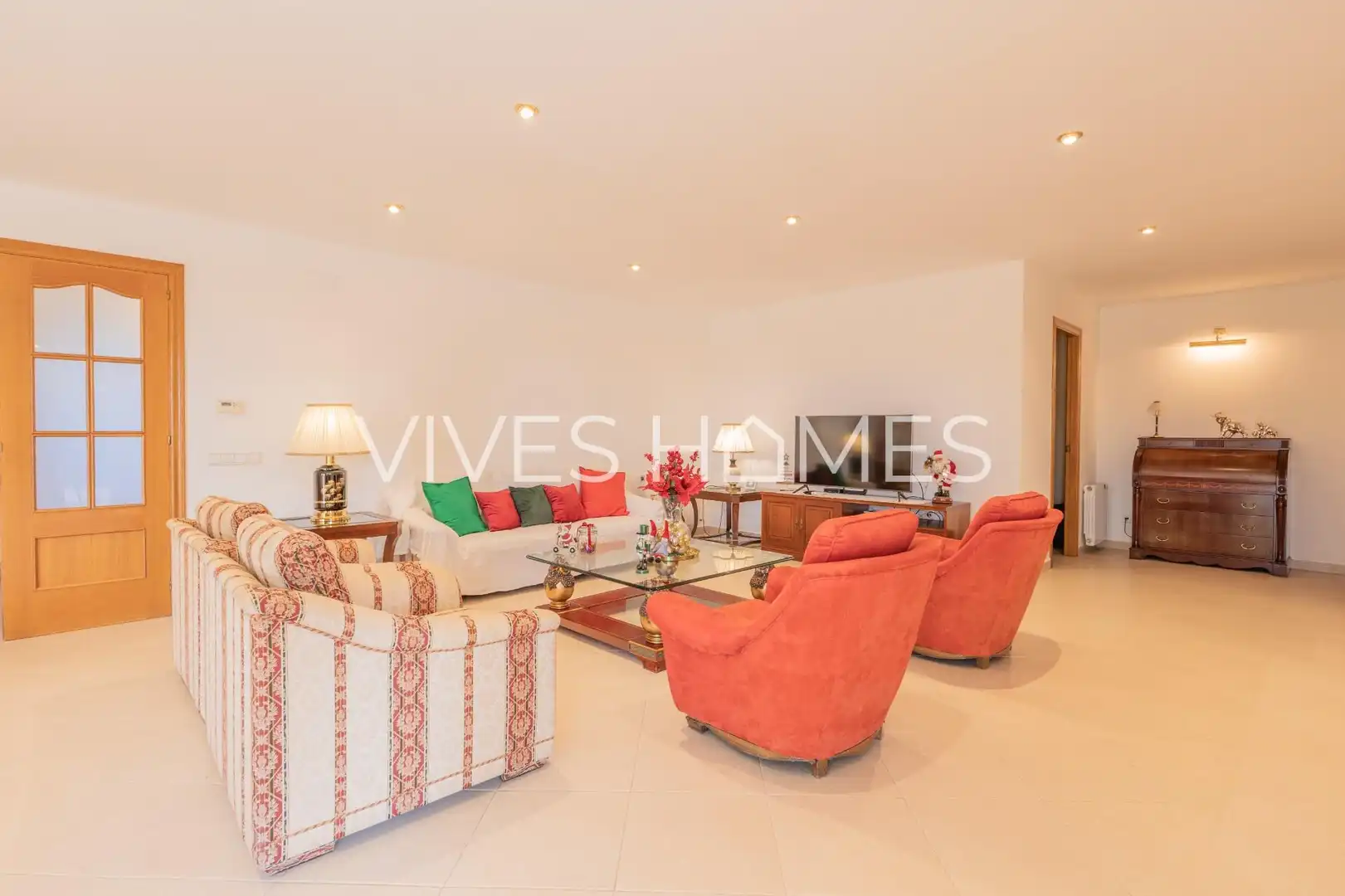 Living room of Houses for sale in Caldes d'Estrac  with Air Conditioner, Heating and Private garden