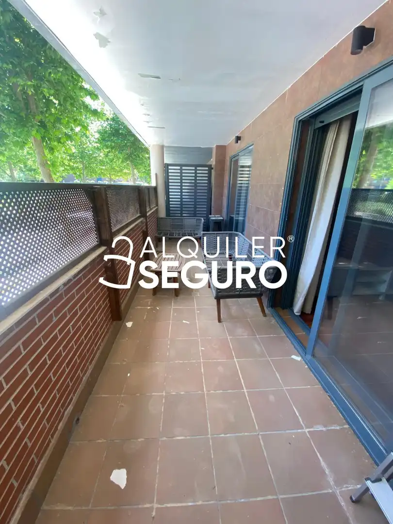 Balcony of Flat for rent in Yebes  with Heating, Terrace and Storage room