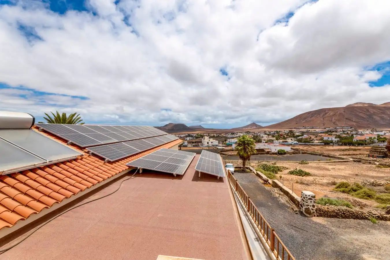 Exterior view of Houses for sale in La Oliva  with Heating, Private garden and Terrace