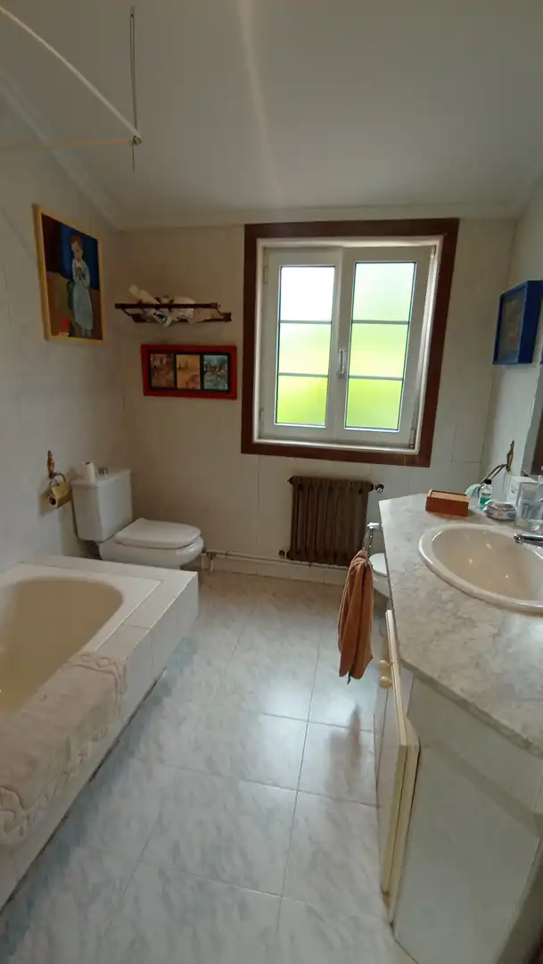Baño de Casa o chalet en venta en Pontevedra Capital  con Jardín privado, Terraza y Piscina