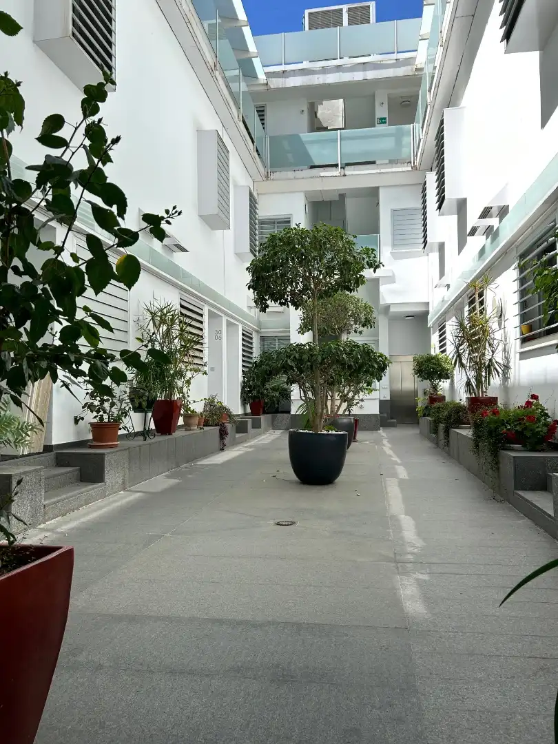 Terraza de Dúplex de alquiler en Sevilla con Aire acondicionado, Calefacción y Parquet