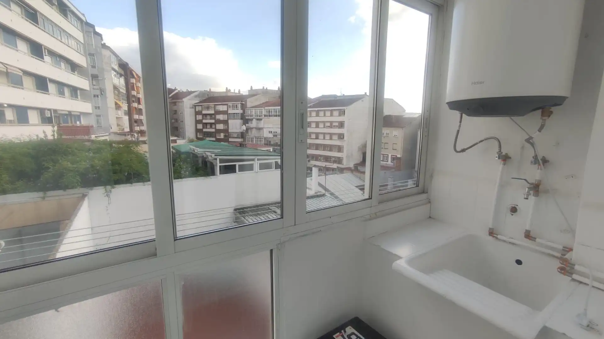 Terrasse von Wohnung zur Miete in Ourense Capital  mit Heizung, Möbliert und Ofen