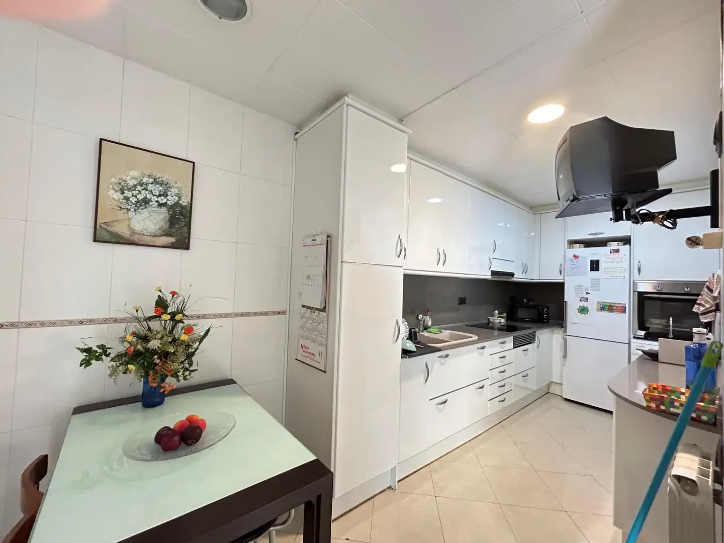 Kitchen of Flat for sale in Mataró  with Heating and Balcony