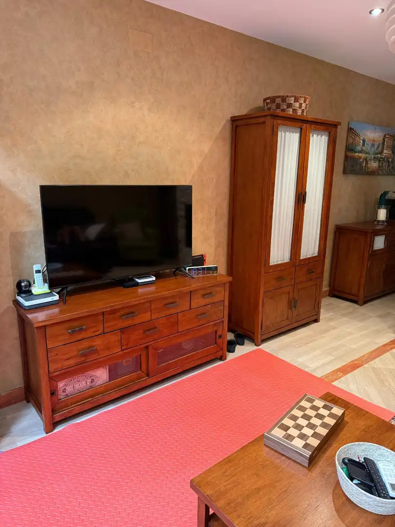 Sala d'estar de Casa adosada en venda en Mocejón amb Aire condicionat, Jardí privat i Terrassa