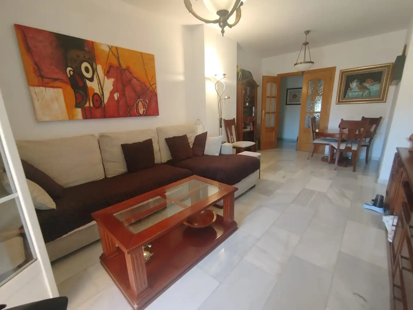 Wohnzimmer von Dachboden zum Verkauf in Albolote mit Terrasse, Abstellraum und Möbliert