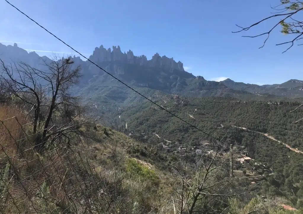 Vista exterior de Casa o chalet en venta en Marganell con Jardín privado y Piscina