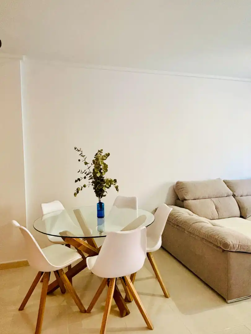 Dining room of Ground floor for rent in Los Alcázares  with Air Conditioner, Terrace and Furnished